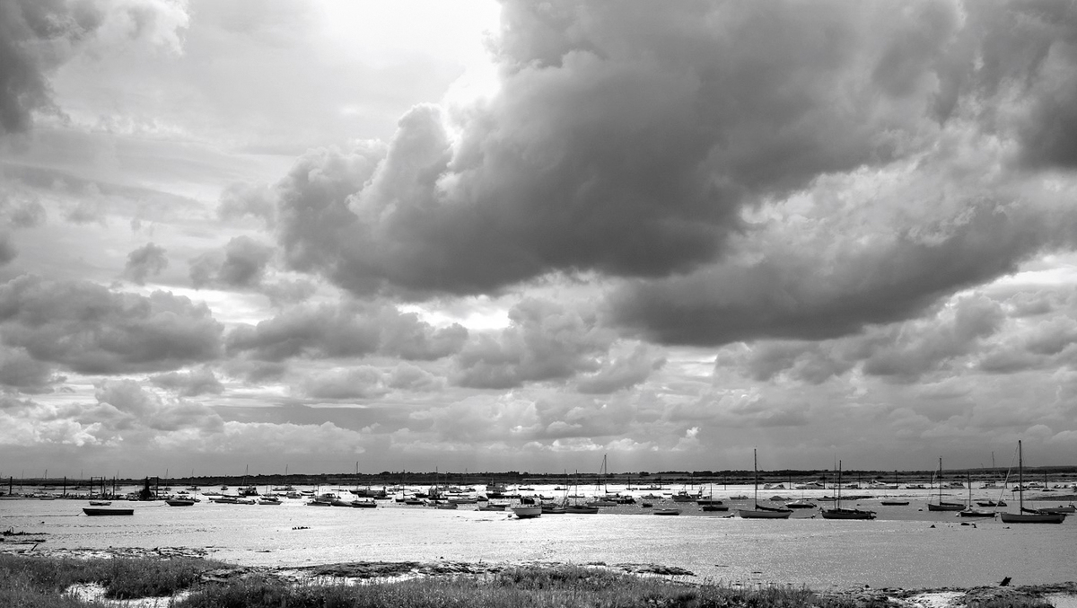 Cloudy August Day at West Mersea - Alan Moran